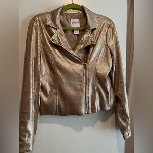 Candie's Metallic Gold Women's Blazer